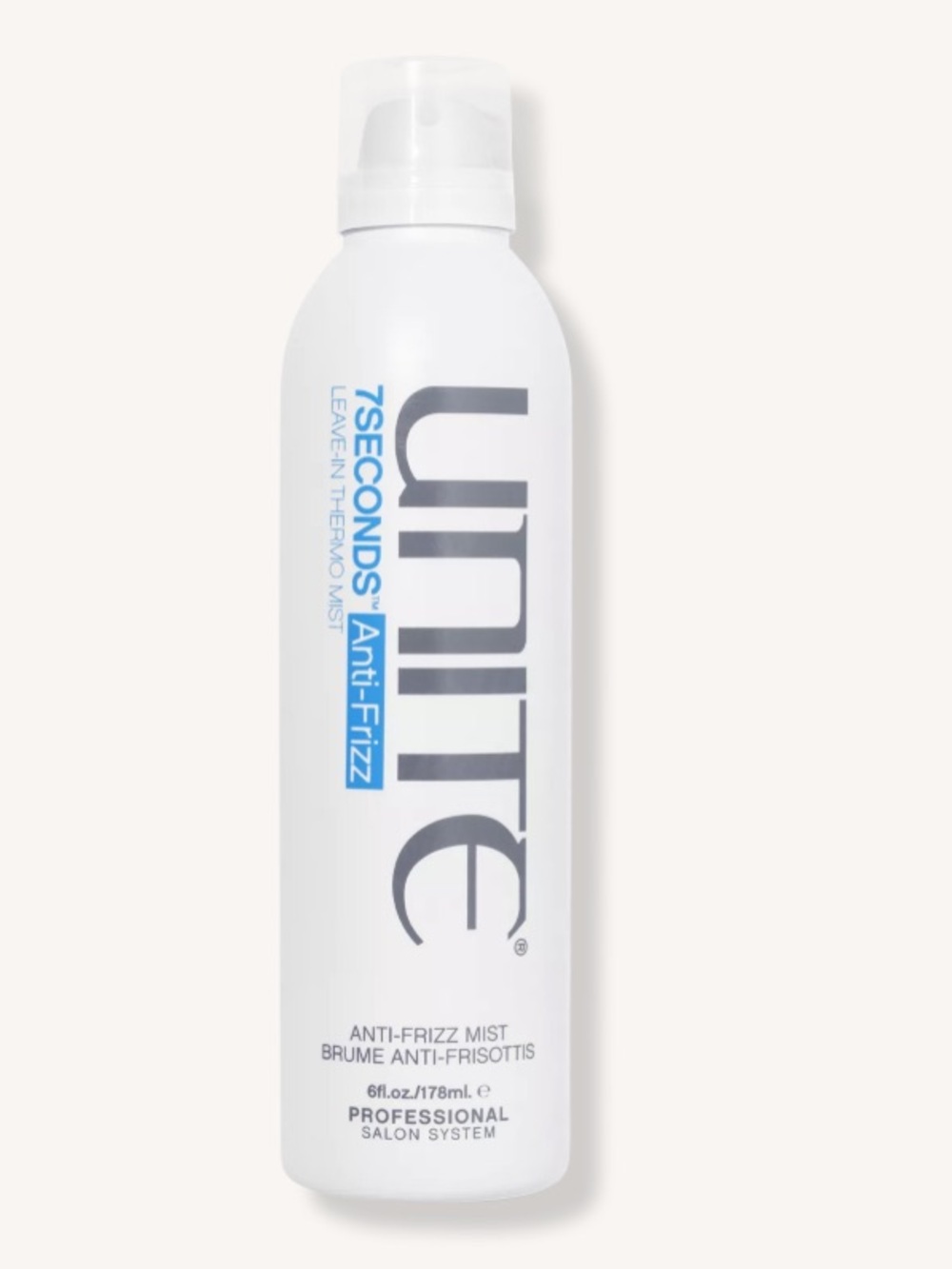 UNITE Hair 7 SECONDS Anti-Frizz Thermo Mist blocks humidity prevents frizz 72 hr